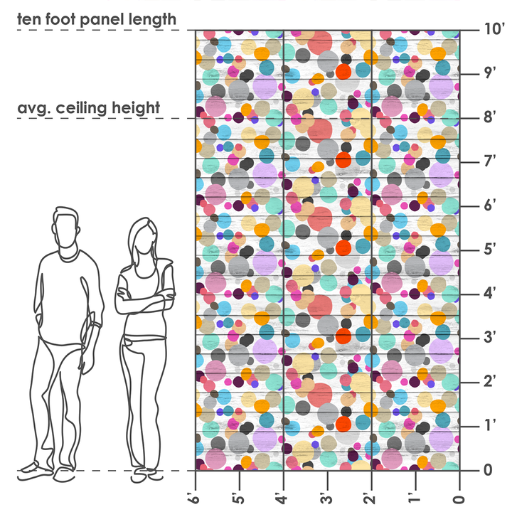 Dotty Wotty - Jellybean <br> Heidelberg Project - Trendy Custom Wallpaper | Contemporary Wallpaper Designs | The Detroit Wallpaper Co.