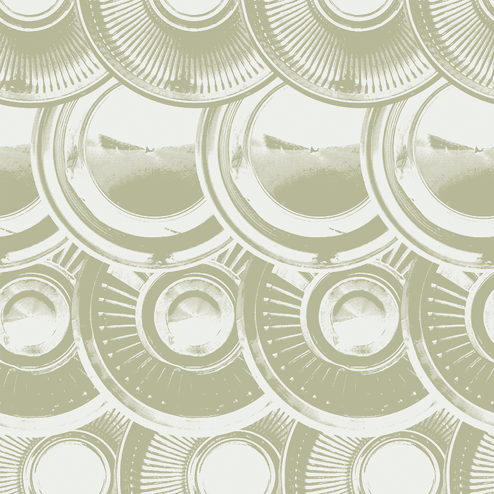 Downtown Hub - Vintage - Trendy Custom Wallpaper | Contemporary Wallpaper Designs | The Detroit Wallpaper Co.