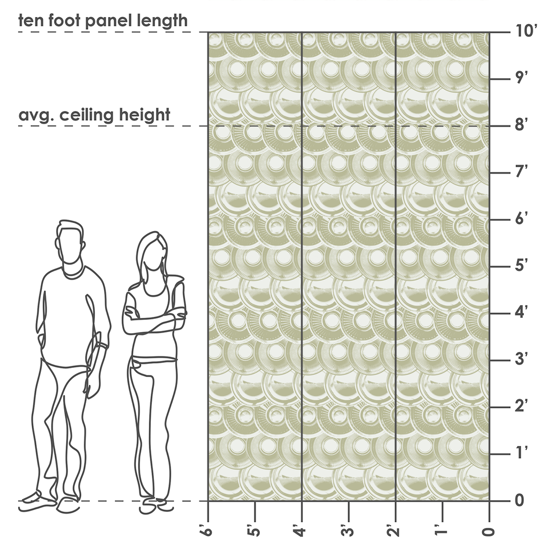 Downtown Hub - Vintage - Trendy Custom Wallpaper | Contemporary Wallpaper Designs | The Detroit Wallpaper Co.