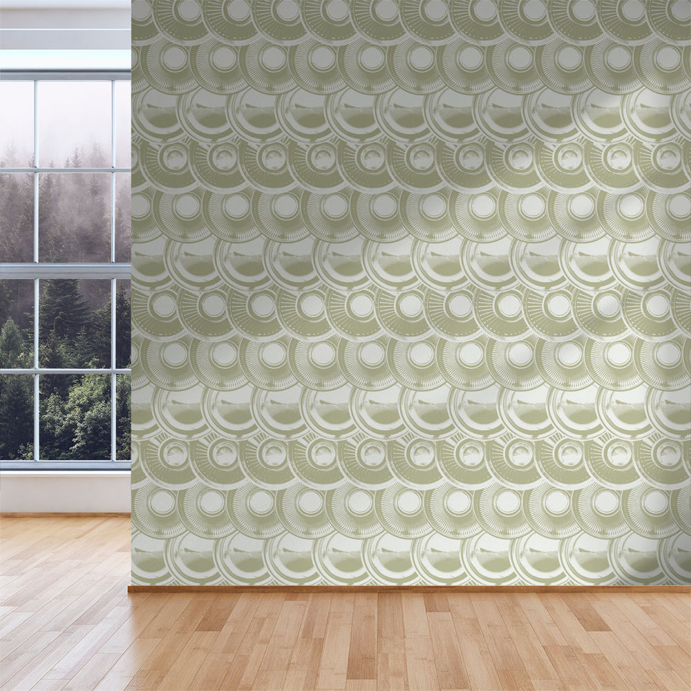 Downtown Hub - Vintage - Trendy Custom Wallpaper | Contemporary Wallpaper Designs | The Detroit Wallpaper Co.