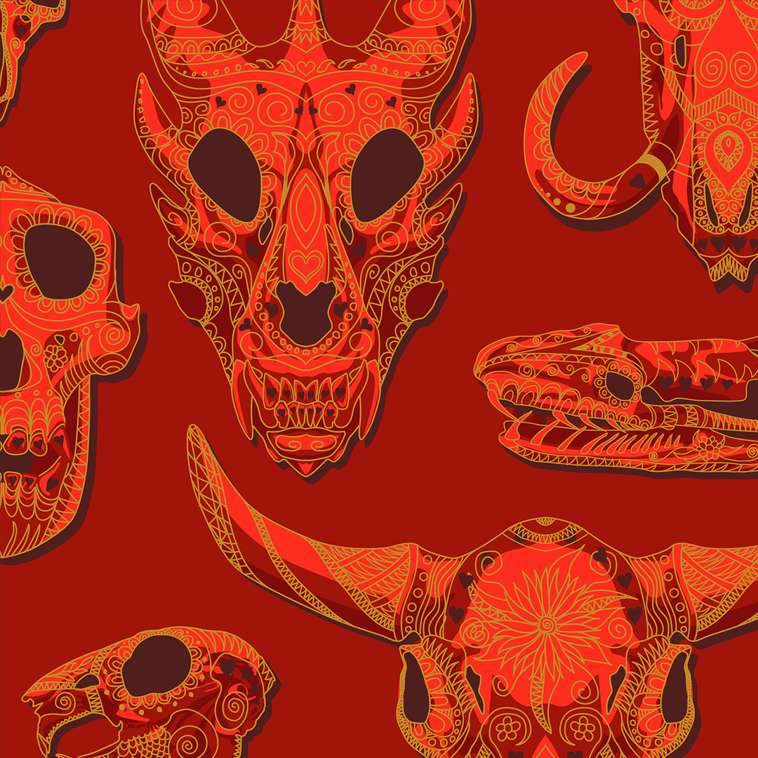 Draco - Rouge - Trendy Custom Wallpaper | Contemporary Wallpaper Designs | The Detroit Wallpaper Co.