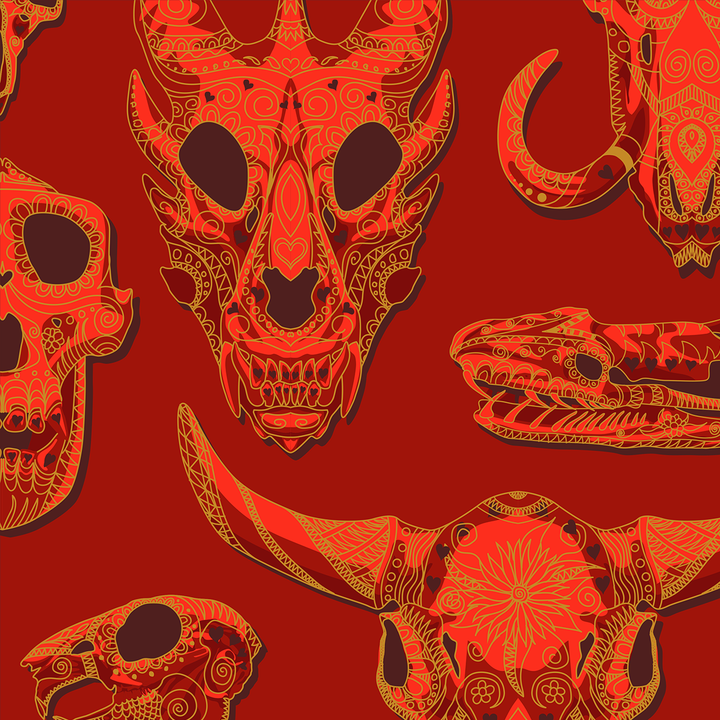 Draco - Rouge - Trendy Custom Wallpaper | Contemporary Wallpaper Designs | The Detroit Wallpaper Co.