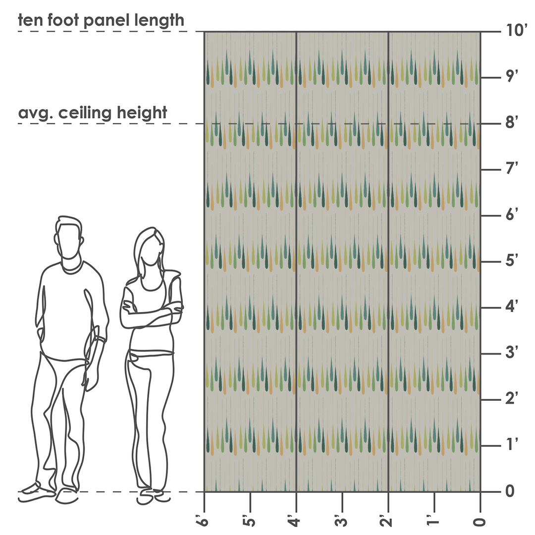 Drip - Conservation - Trendy Custom Wallpaper | Contemporary Wallpaper Designs | The Detroit Wallpaper Co.