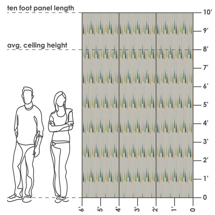 Drip - Conservation - Trendy Custom Wallpaper | Contemporary Wallpaper Designs | The Detroit Wallpaper Co.