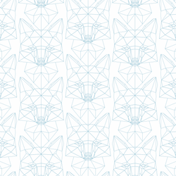 Foxtrot - Blueline - Trendy Custom Wallpaper | Contemporary Wallpaper Designs | The Detroit Wallpaper Co.