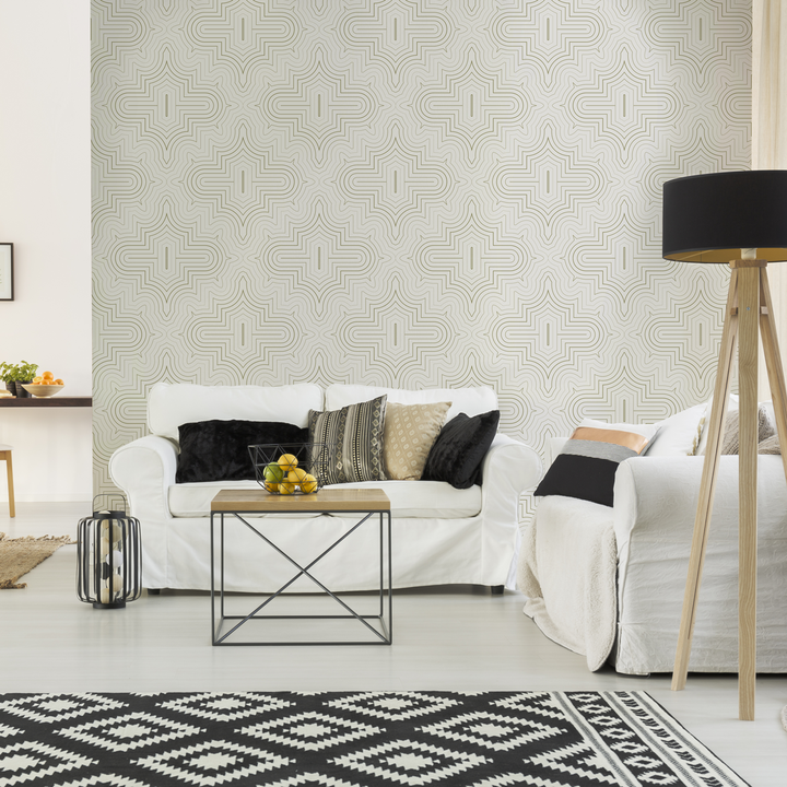 Goldrush - Gold - Trendy Custom Wallpaper | Contemporary Wallpaper Designs | The Detroit Wallpaper Co.
