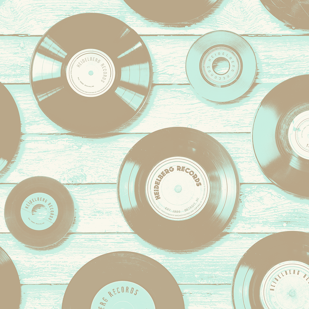 House of Soul - Blues <br> Heidelberg Project - Trendy Custom Wallpaper | Contemporary Wallpaper Designs | The Detroit Wallpaper Co.