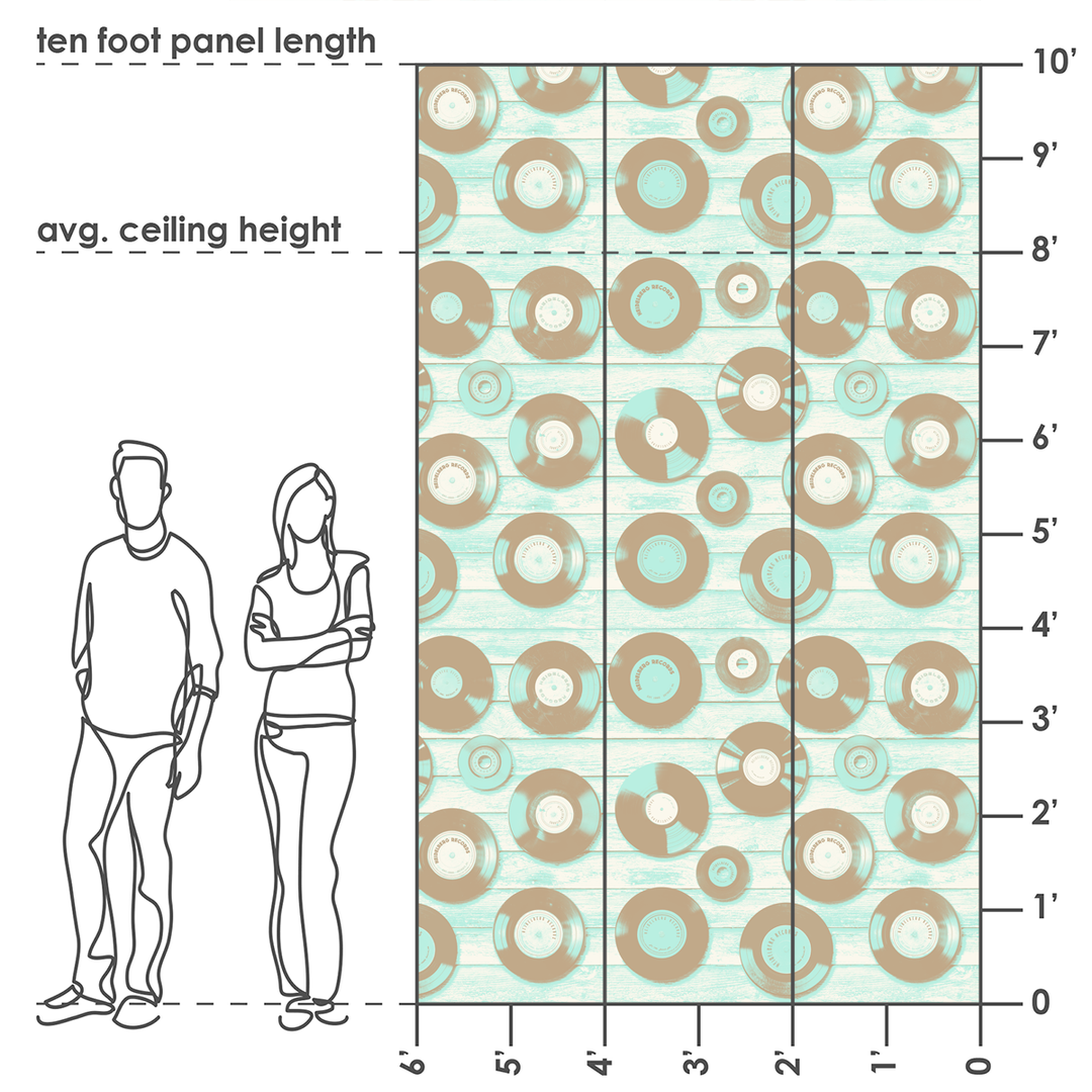 House of Soul - Blues <br> Heidelberg Project - Trendy Custom Wallpaper | Contemporary Wallpaper Designs | The Detroit Wallpaper Co.