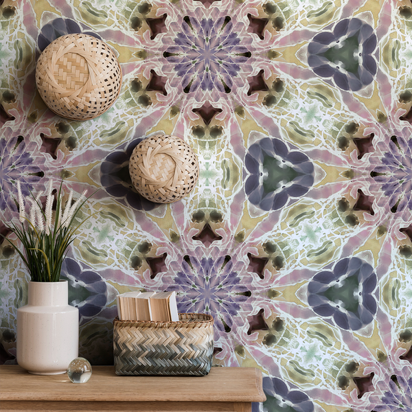 Kaleidoscope - Nova - Trendy Custom Wallpaper | Contemporary Wallpaper Designs | The Detroit Wallpaper Co.