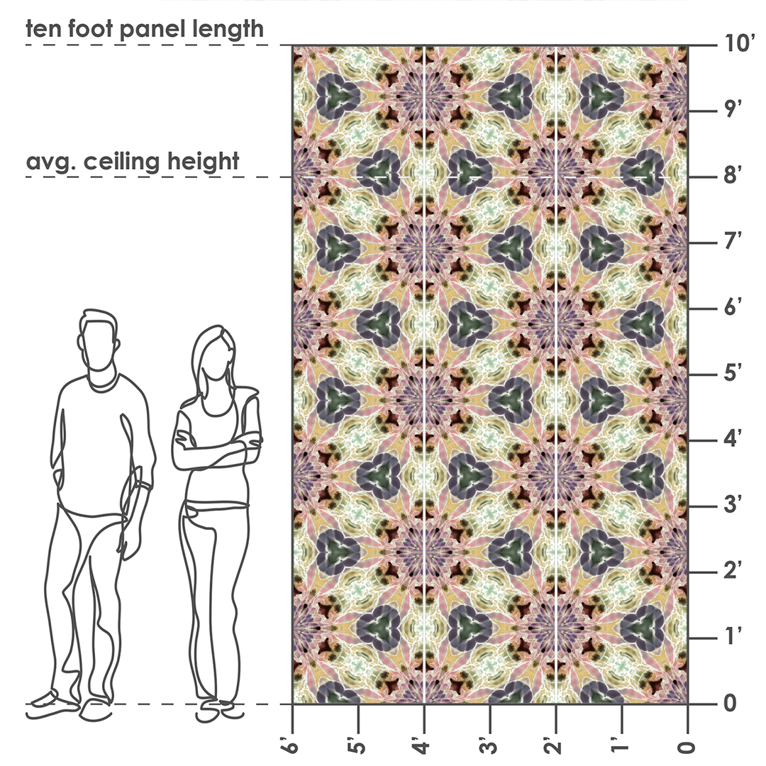 Kaleidoscope - Nova - Trendy Custom Wallpaper | Contemporary Wallpaper Designs | The Detroit Wallpaper Co.