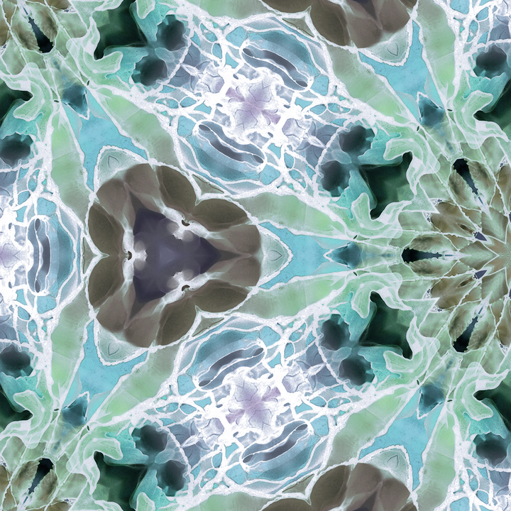 Kaleidoscope - Snowflake - Trendy Custom Wallpaper | Contemporary Wallpaper Designs | The Detroit Wallpaper Co.