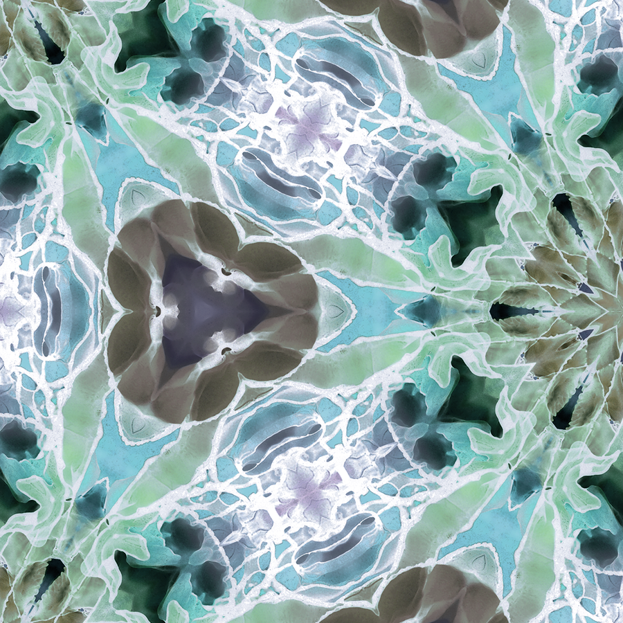 Kaleidoscope - Snowflake - Trendy Custom Wallpaper | Contemporary Wallpaper Designs | The Detroit Wallpaper Co.