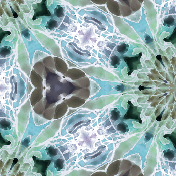 Kaleidoscope - Snowflake - Trendy Custom Wallpaper | Contemporary Wallpaper Designs | The Detroit Wallpaper Co.