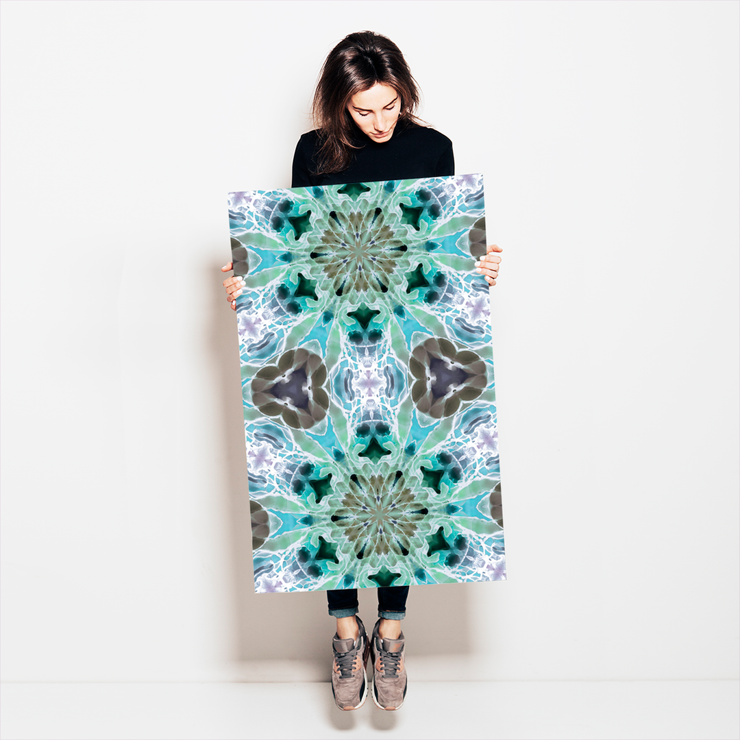 Kaleidoscope - Snowflake - Trendy Custom Wallpaper | Contemporary Wallpaper Designs | The Detroit Wallpaper Co.