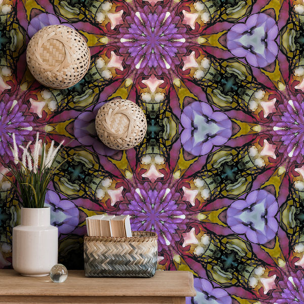 Kaleidoscope - Uncommon - Trendy Custom Wallpaper | Contemporary Wallpaper Designs | The Detroit Wallpaper Co.