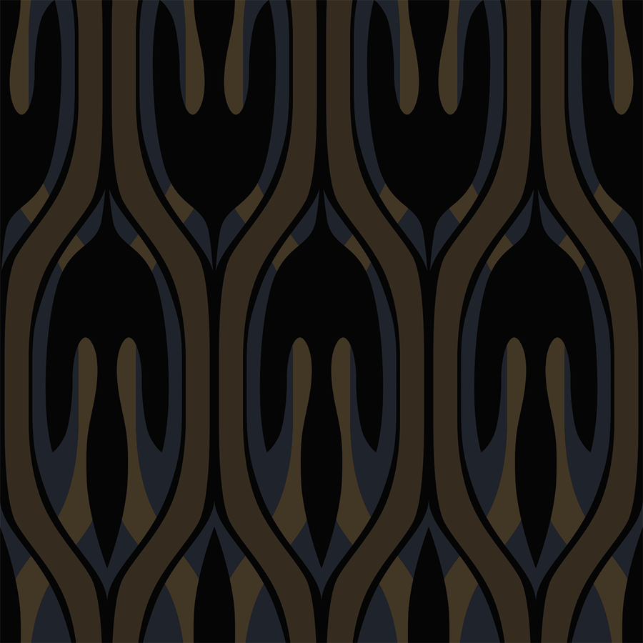 Leaf - Sultry - Trendy Custom Wallpaper | Contemporary Wallpaper Designs | The Detroit Wallpaper Co.