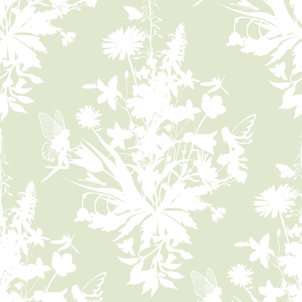 Madame Fairy - Garden - Trendy Custom Wallpaper | Contemporary Wallpaper Designs | The Detroit Wallpaper Co.