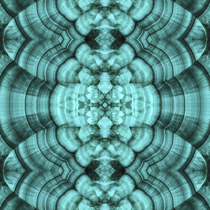 Malachite - Azul - Trendy Custom Wallpaper | Contemporary Wallpaper Designs | The Detroit Wallpaper Co.