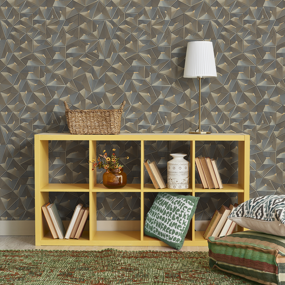 Marquee - Facet - Trendy Custom Wallpaper | Contemporary Wallpaper Designs | The Detroit Wallpaper Co.