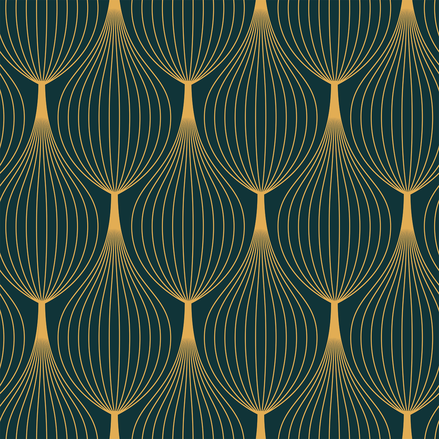 Onion Skin - Guilded - The Detroit Wallpaper Co.