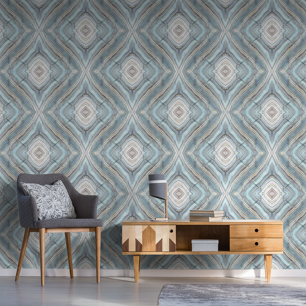 Onyx - Frost - Trendy Custom Wallpaper | Contemporary Wallpaper Designs | The Detroit Wallpaper Co.