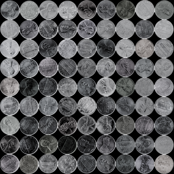 Penny - Zinc <br> Heidelberg Project - Trendy Custom Wallpaper | Contemporary Wallpaper Designs | The Detroit Wallpaper Co.