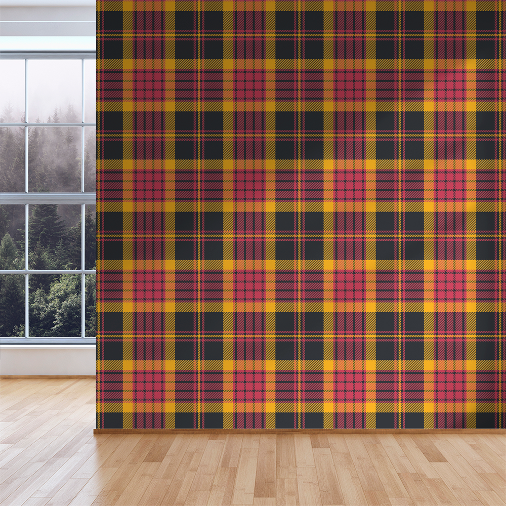 Plaid - Band Practice - Trendy Custom Wallpaper | Contemporary Wallpaper Designs | The Detroit Wallpaper Co.