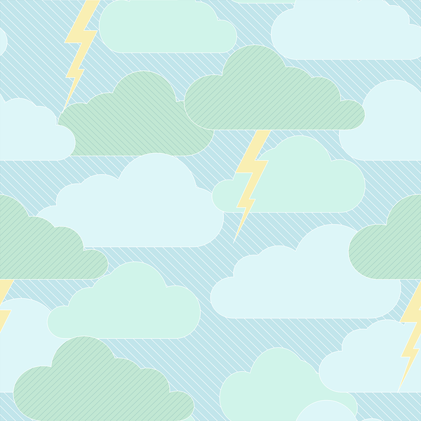 Rainy Days & Mondays - Gust – The Detroit Wallpaper Co.