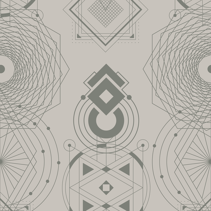 Sacred Geometry - Balance - Trendy Custom Wallpaper | Contemporary Wallpaper Designs | The Detroit Wallpaper Co.