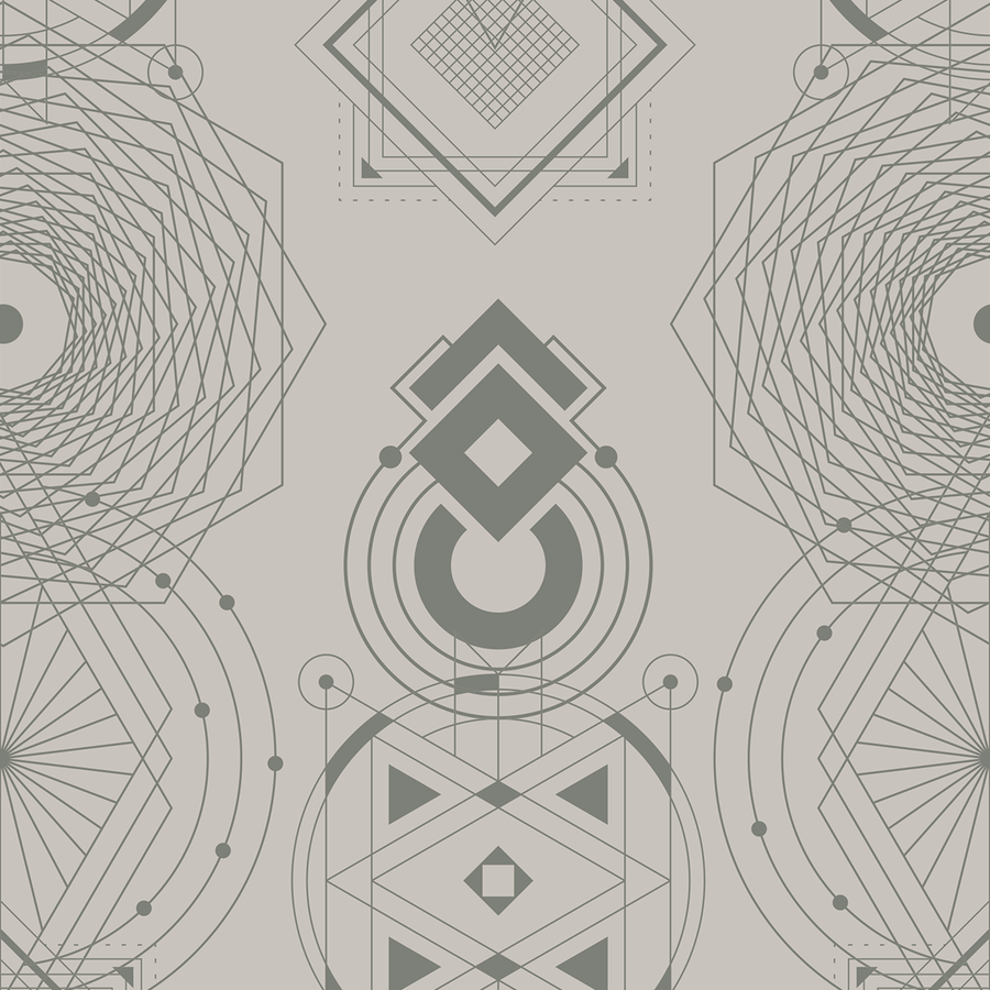 Sacred Geometry - Balance - Trendy Custom Wallpaper | Contemporary Wallpaper Designs | The Detroit Wallpaper Co.