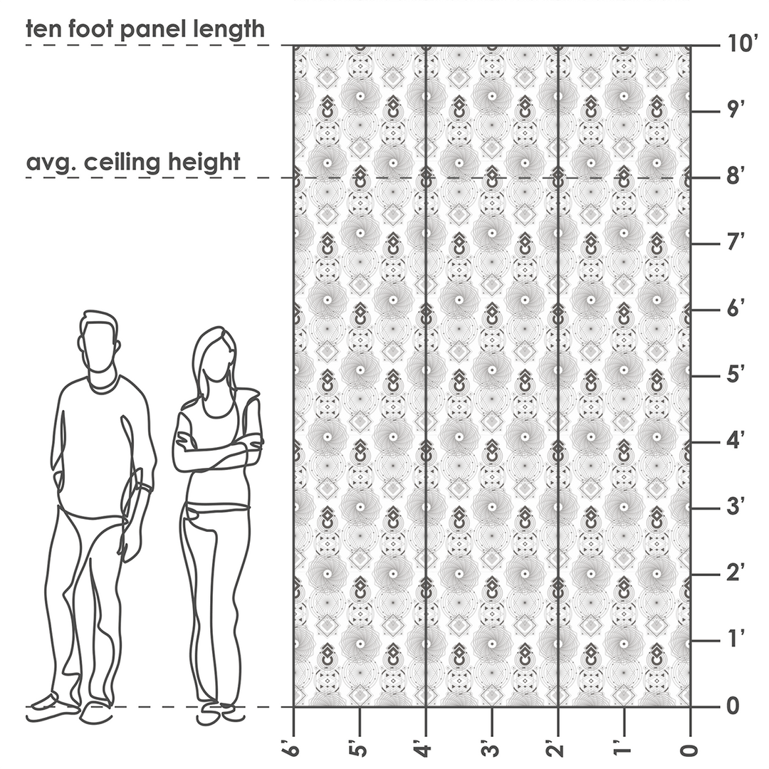 Sacred Geometry - Zen - The Detroit Wallpaper Co.