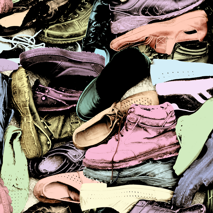 Shoe Tree - Weathered <br> Heidelberg Project - Trendy Custom Wallpaper | Contemporary Wallpaper Designs | The Detroit Wallpaper Co.