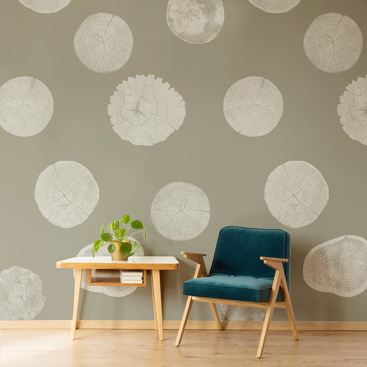 Stumped - Trailhead - Trendy Custom Wallpaper | Contemporary Wallpaper Designs | The Detroit Wallpaper Co.