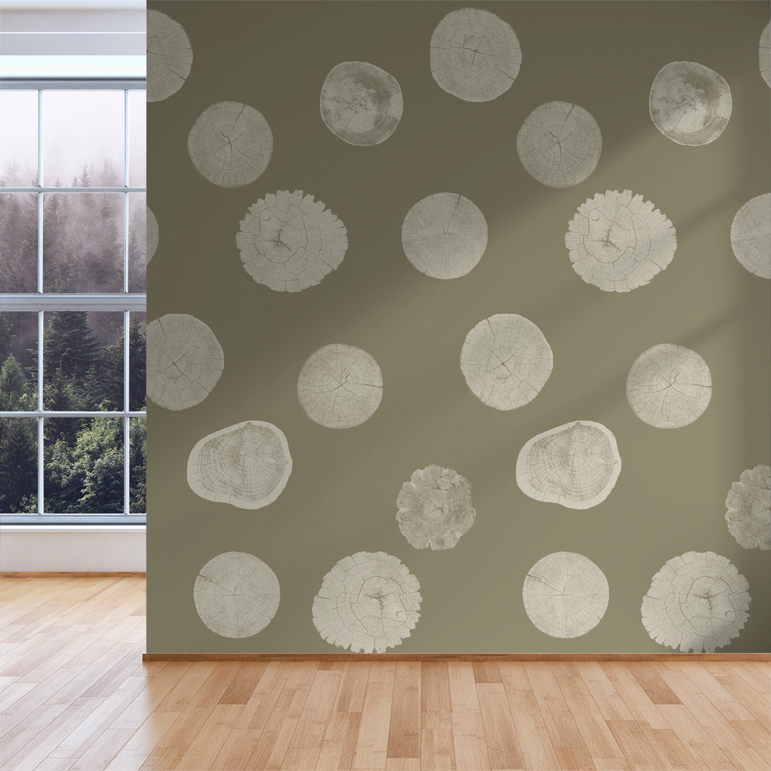 Stumped - Trailhead - Trendy Custom Wallpaper | Contemporary Wallpaper Designs | The Detroit Wallpaper Co.