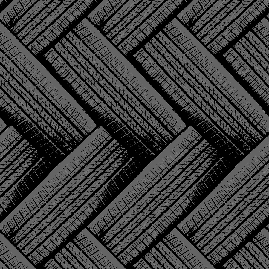 Tirenation - Tread - Trendy Custom Wallpaper | Contemporary Wallpaper Designs | The Detroit Wallpaper Co.