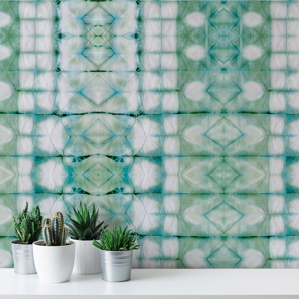 To Dye For - Seabreeze - Trendy Custom Wallpaper | Contemporary Wallpaper Designs | The Detroit Wallpaper Co.