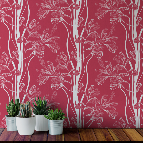 Tree - Fruit - Trendy Custom Wallpaper | Contemporary Wallpaper Designs | The Detroit Wallpaper Co.