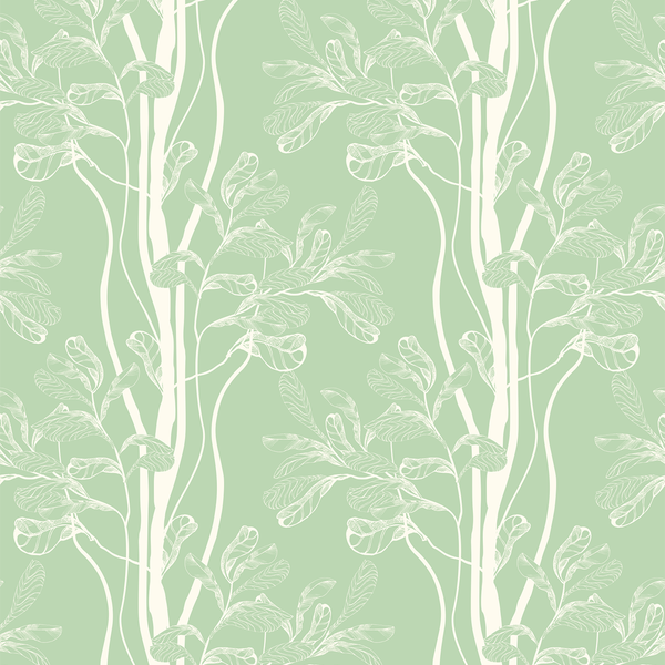 Tree - Vanilla - Trendy Custom Wallpaper | Contemporary Wallpaper Designs | The Detroit Wallpaper Co.
