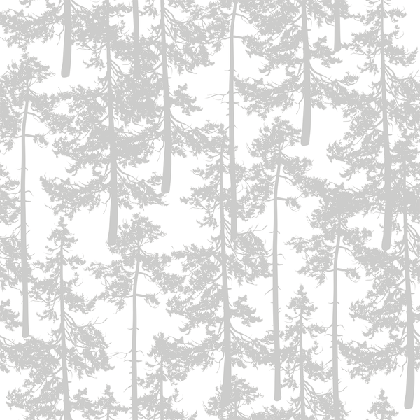 Treetop - Fresh Snow - Trendy Custom Wallpaper | Contemporary Wallpaper Designs | The Detroit Wallpaper Co.