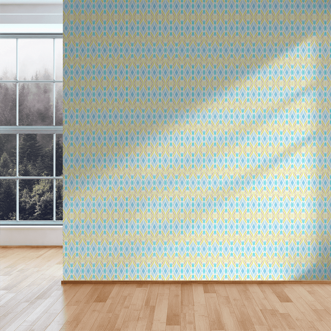 Trellis - Fresh - The Detroit Wallpaper Co.