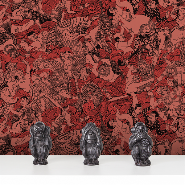 Wat - Tremble - Trendy Custom Wallpaper | Contemporary Wallpaper Designs | The Detroit Wallpaper Co.
