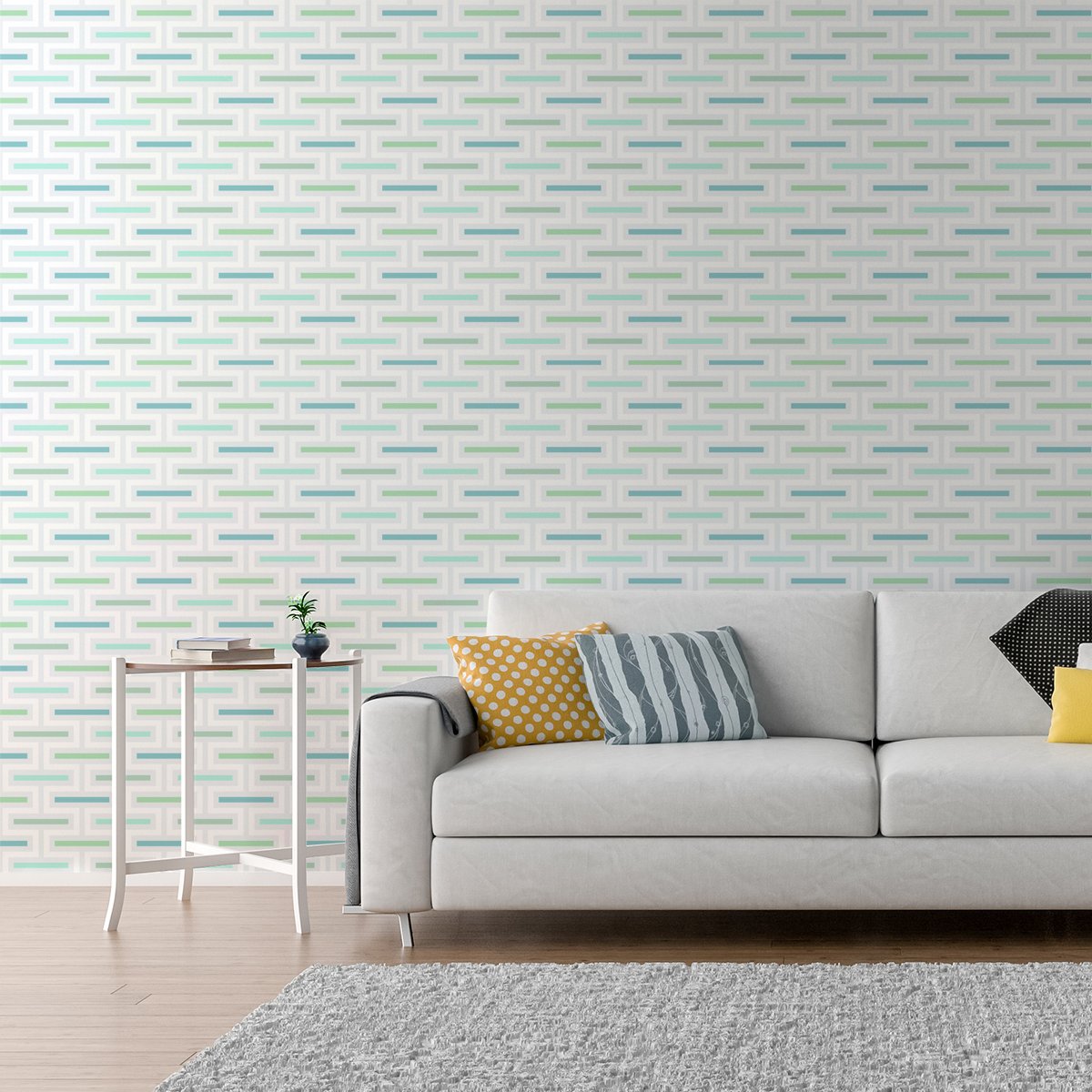 Mid Century Modern-Inspired Peel and Stick & Traditional Wallpaper