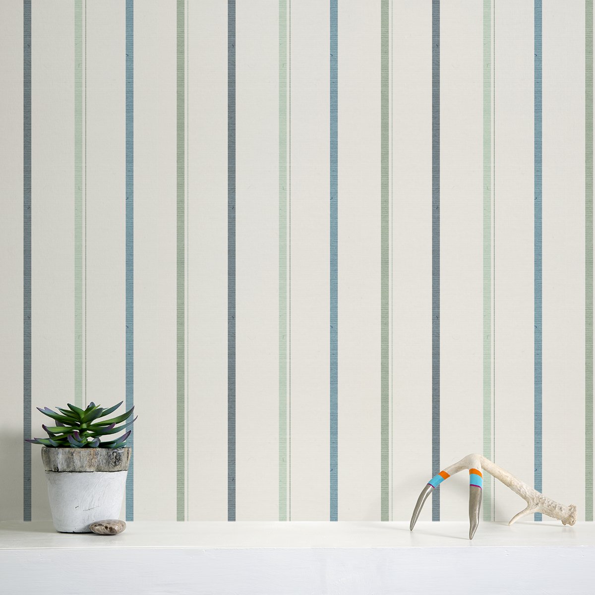 Striped Peel and Stick & Traditional Wallpaper