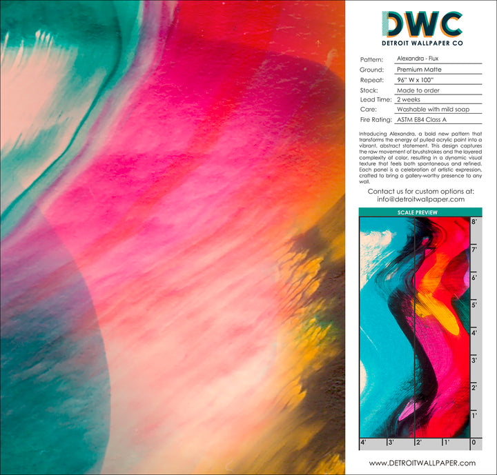 Alexandra - Flux <br> Wallpaper Mural