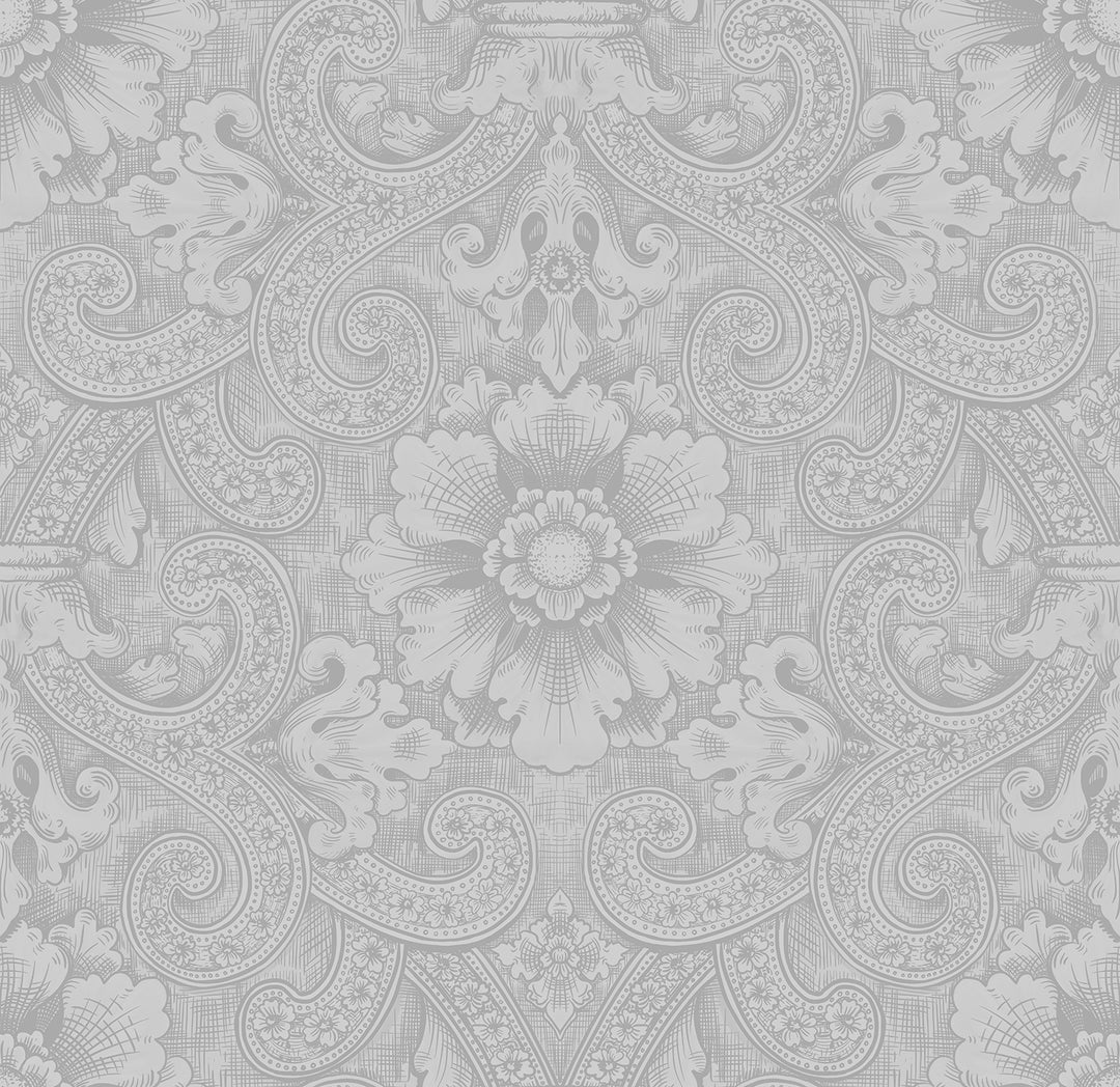 Astra - French Gray <br> Wallpaper