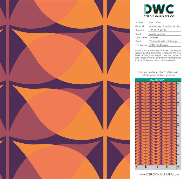 Blad - Oslo <br> Wallpaper