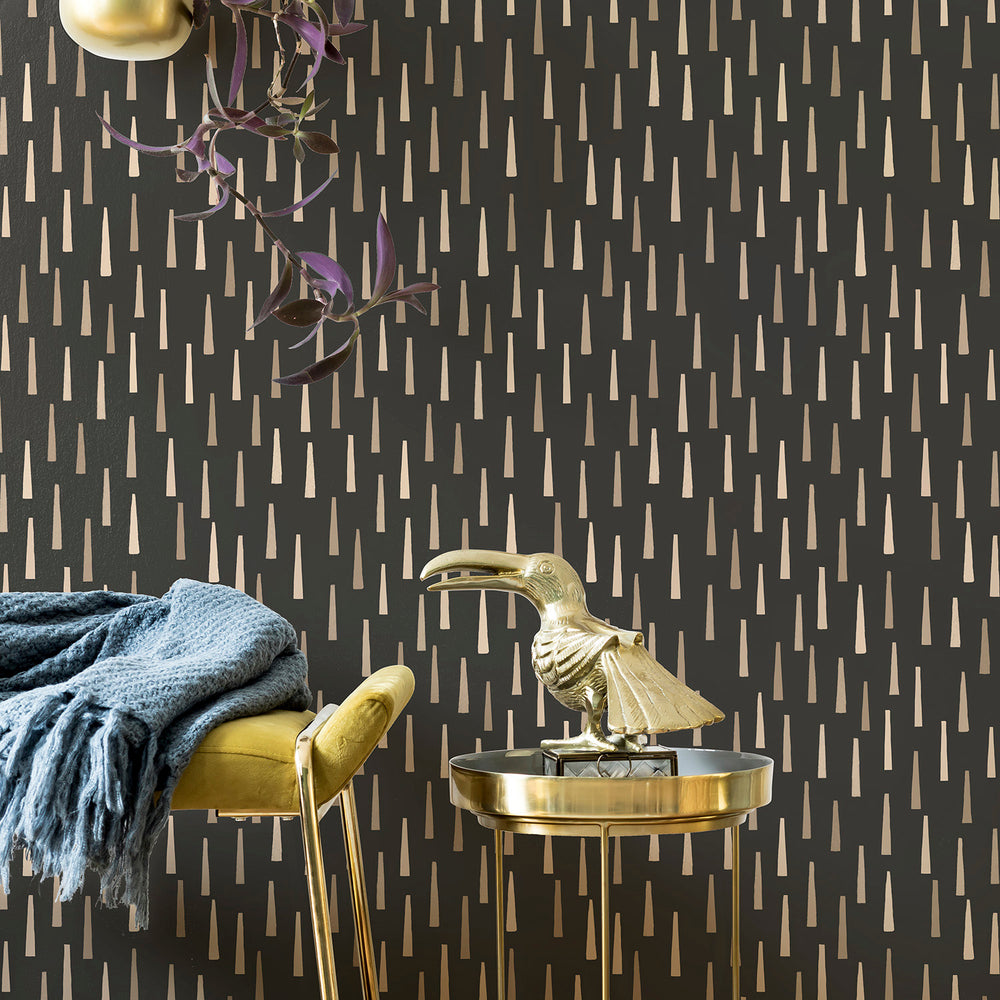 Brayer - Falling <br> Wallpaper - The Detroit Wallpaper Co.