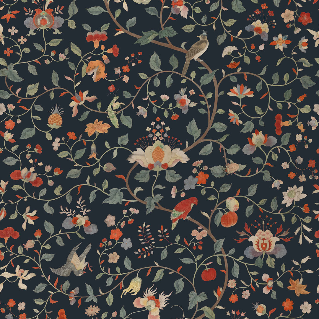 Cachepot - Deep Navy <br> Wallpaper