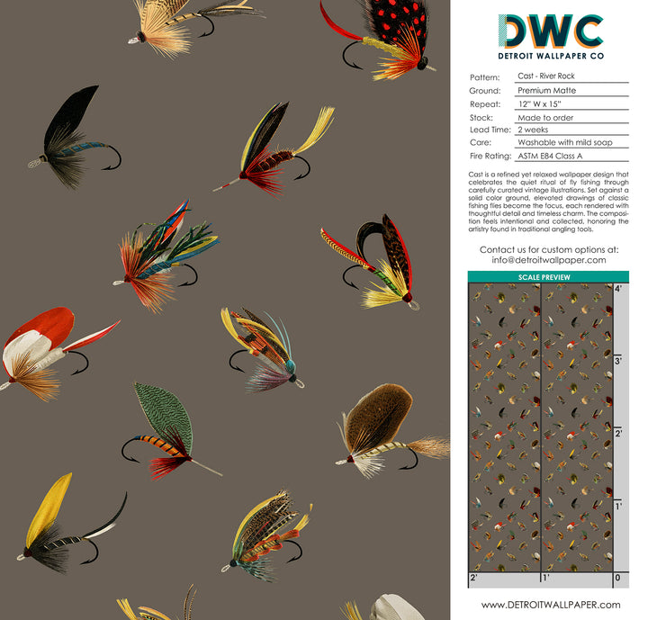 Cast - River Rock <br> Wallpaper