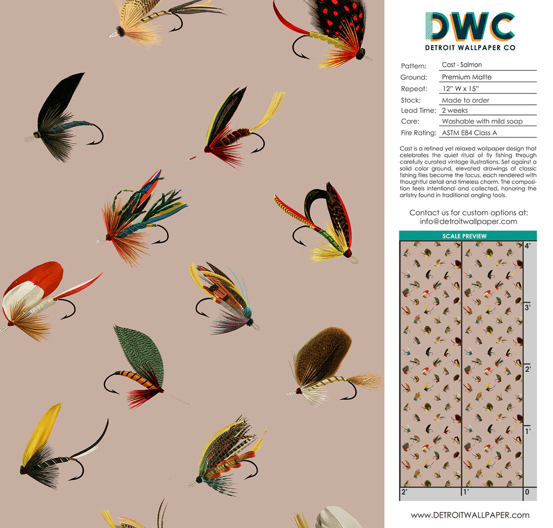 Cast - Salmon <br> Wallpaper